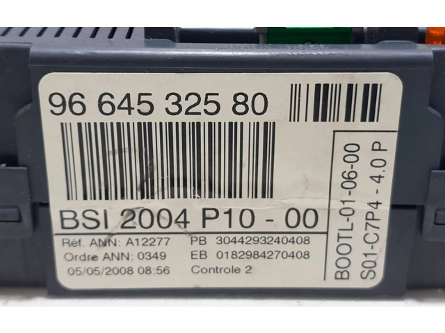 Модуль блока управления кондиционером 9664532580, 163703   Citroen C2