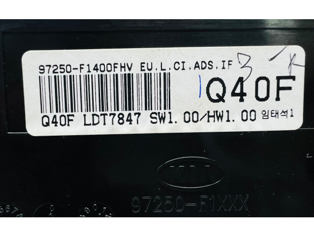 Блок управления климат-контролем 97250F1400FHV, 97250F1XXX KIA Sportage