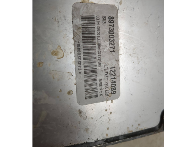 Vstřikovač 8973003271, 12214089 Opel Astra H