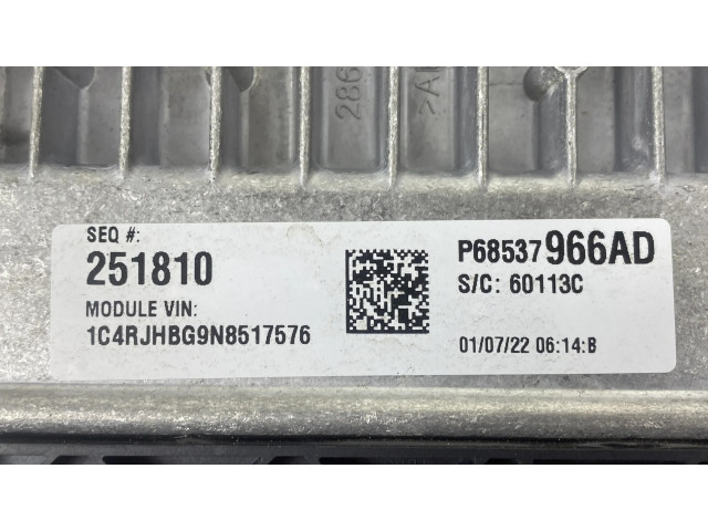 Блок управления двигателя 68437018AJ, P68537966AD   Jeep Grand Cherokee WL