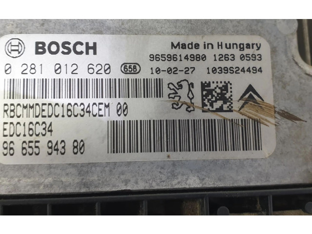 Řídící jednotka 9665594380, 9659614980 Citroen Berlingo 1963