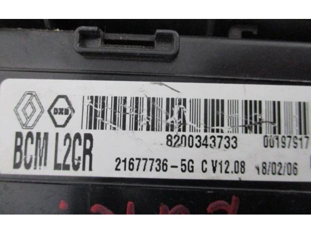 Блок комфорта 8200343733, BCML2CR Renault Clio III