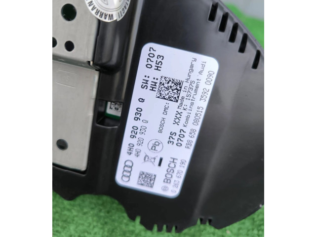 Přístrojová deska Audi A8 S8 D4 4H 2016 4H0920390Q