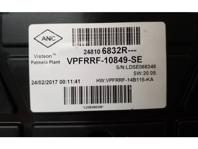 Спидометр (приборный щиток) 248106832R, VP3RRF10849SE   Renault Trafic III (X82)