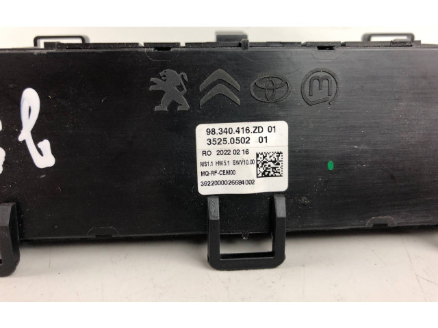 Блок управления климат-контролем 98340416ZD Citroen Berlingo