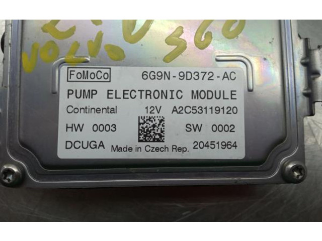Блок управления впрыском 6G9N9D372AC Volvo S60