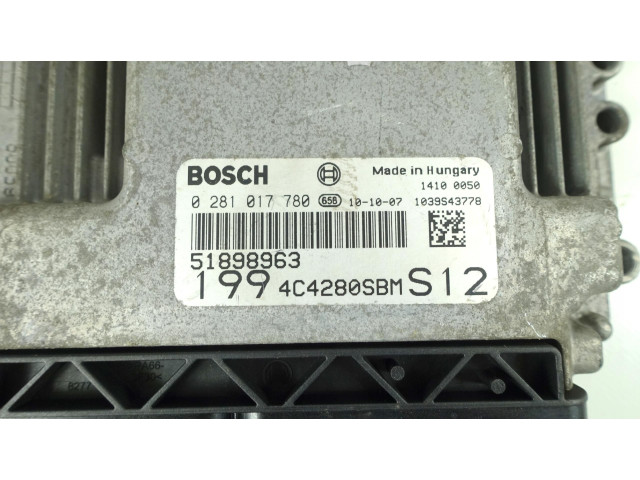 Řídící jednotka 0281017780 Fiat Punto Evo 2014