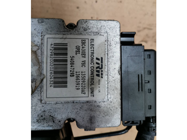 Jednotka ABS 13509220AF, 13663919 Opel Vectra C 2004