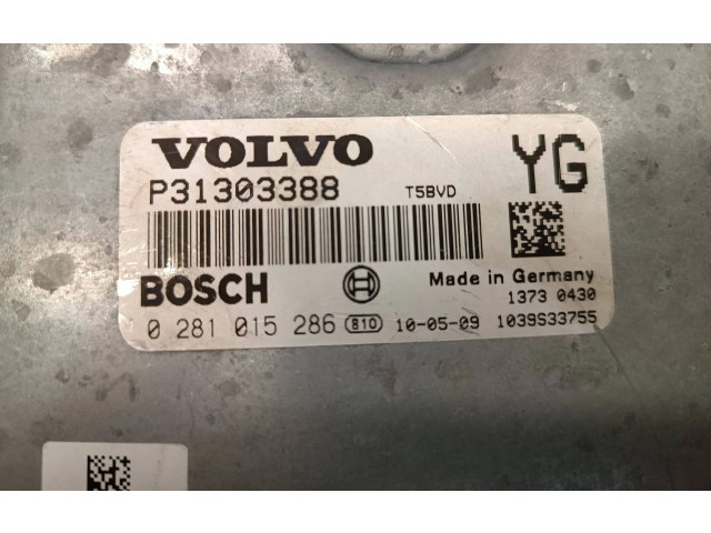 Блок управления двигателя P31303388, 0281015286 Volvo S60