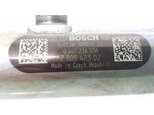 Vstřikovací lišta 7805423, 0445216036 BMW X5 F15 pro naftový motor 3.0
