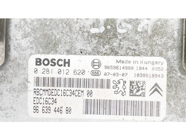 Řídící jednotka 9663944680, 0281012620   Citroen Berlingo 2000