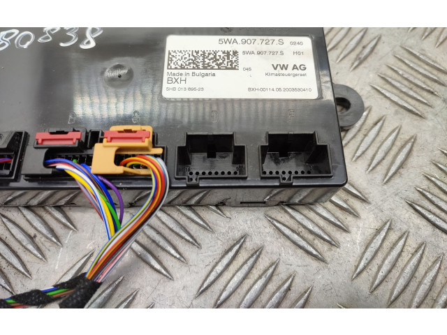 Блок управления климат-контролем 5WA907727S Skoda Octavia Mk4