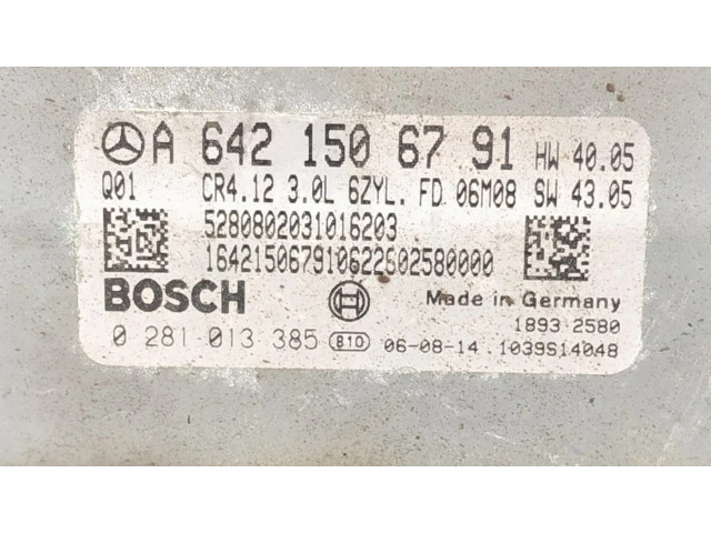 Řídící jednotka 6421506791, 6421506577 Mercedes-Benz R W251 2006