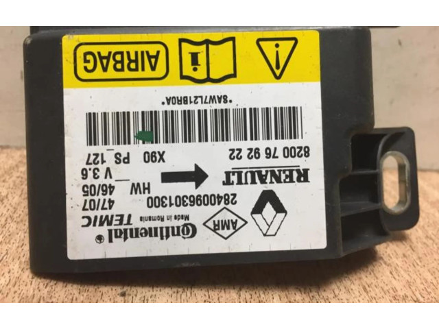 Блок управления надувных подушек 8201163282, 8201163282 Dacia Logan I