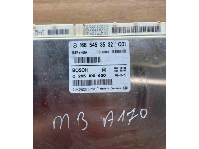 Блок управления АБС 1685453532, 0265109630Main   Mercedes-Benz A W168
