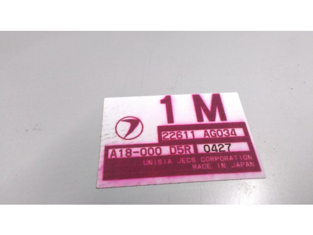 Блок управления двигателя 22611AG034, A18000D5R Subaru Forester SF