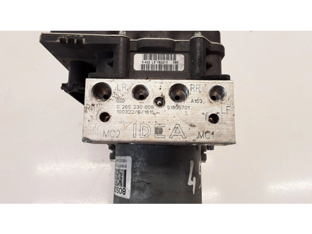 Jednotka ABS 0265230009, 51805701 Lancia Musa 2012