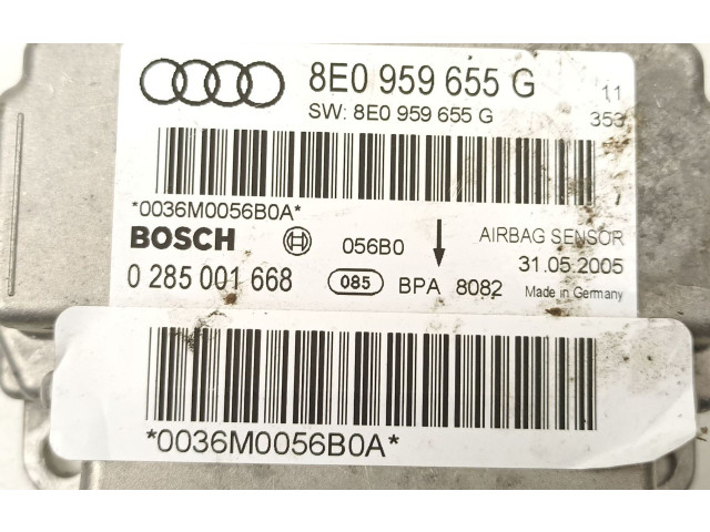 Блок подушек безопасности 8E0959655G, 0285001668 Audi A4 Allroad