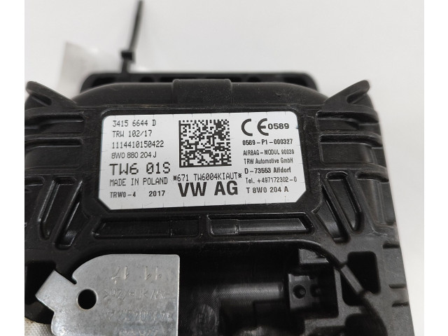 Подушка безопасности пассажира 8W0880204J, 34156644D   Audi A5