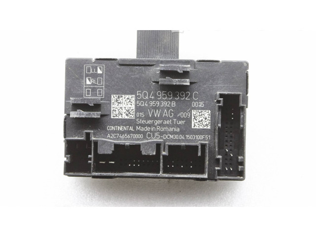 Блок управления 5Q4959392C, 5Q4959392B   Skoda Octavia Mk3 (5E)