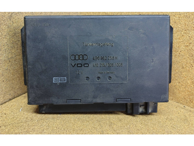Блок комфорта 4B0962258H Audi A6 S6 C5 4B