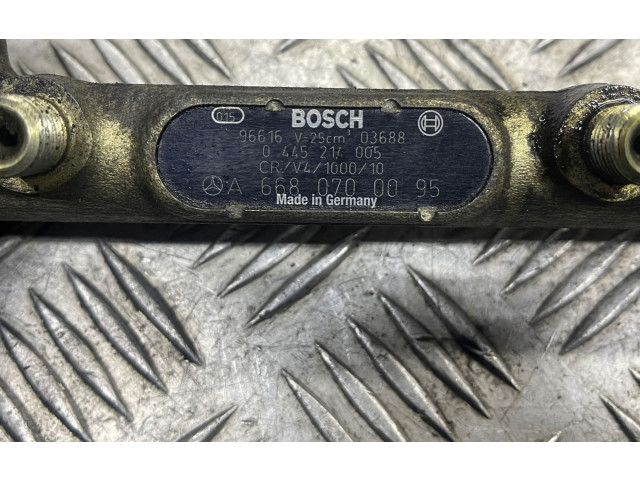 Топливная рампа A6680700095, 0445214005   Mercedes-Benz A W168  