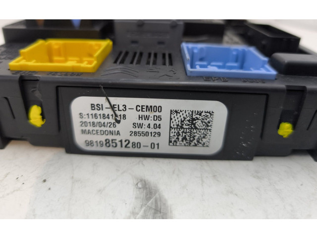 Модуль управления BSM 1629087180 Citroen C3 Aircross