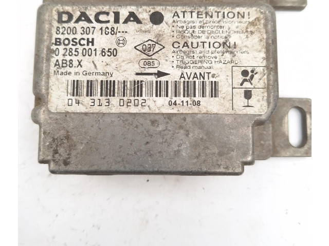 Блок подушек безопасности 8200307188, 0285001650   Dacia Logan I