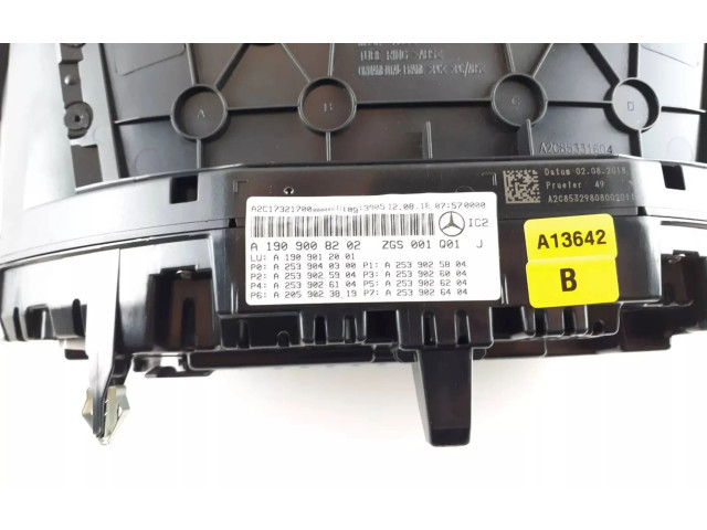 Přístrojová deska Mercedes-Benz AMG GT R190 C190 2017 A1909008202, A1909012001