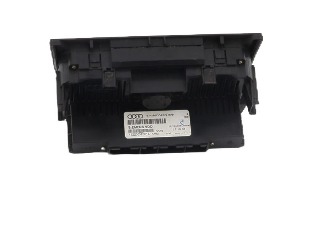 Блок управления климат-контролем 8P0820043AH5PR   Audi A3 S3 8P