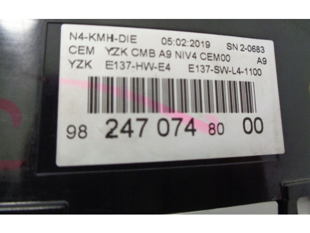 Панель приборов 9649507480 Peugeot 2008 I