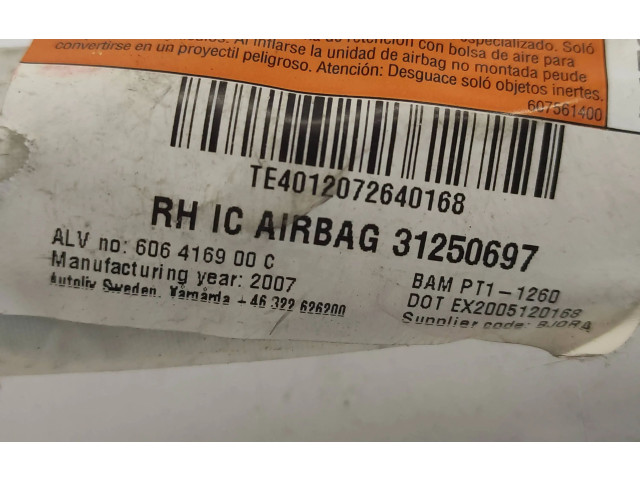 Боковая подушка безопасности 31250697, 606416900C Volvo V70