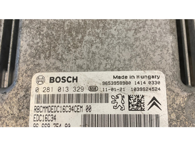 Řídící jednotka 9666975480, 9653958980 Citroen Berlingo 2011