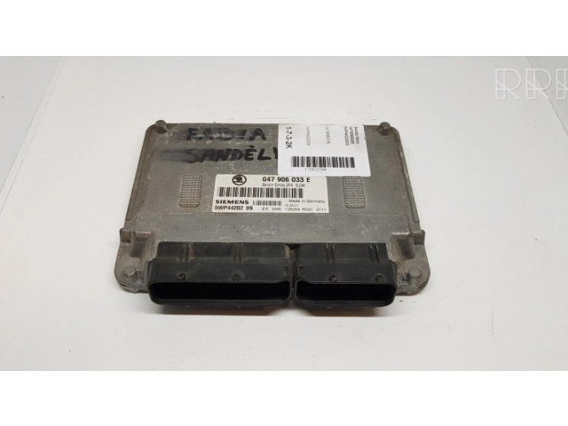 Блок управления двигателя 047906033E Volkswagen Polo