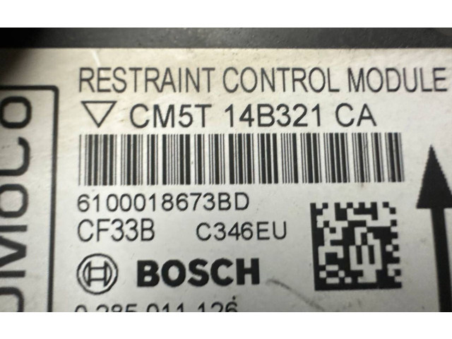 Блок подушек безопасности CM5T14B321CA, 0285011126   Ford Focus