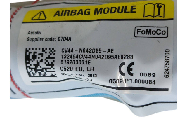 Боковая подушка безопасности CV44N042D95AE, 619203601E   Ford Kuga II