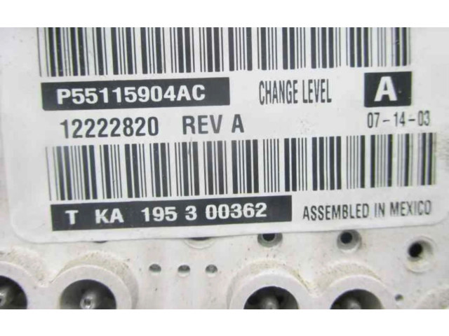 Блок управления климат-контролем P55115904AC   Jeep Grand Cherokee (WJ)