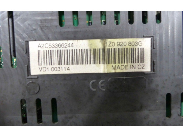 Панель приборов 1Z0920803G, IMPRK1194440 Skoda Octavia Mk2 (1Z)