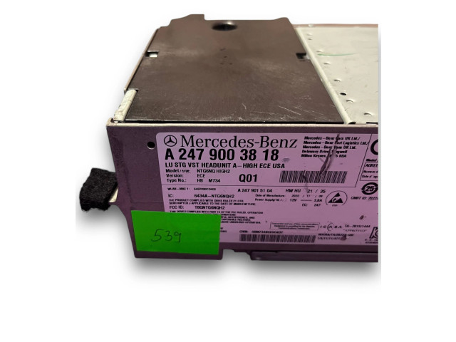 Блок комфорта NR539, A2479003818   Mercedes-Benz B W247   