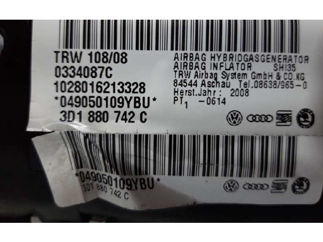 Подушка безопасности двери 3D1880742C   Volkswagen Phaeton