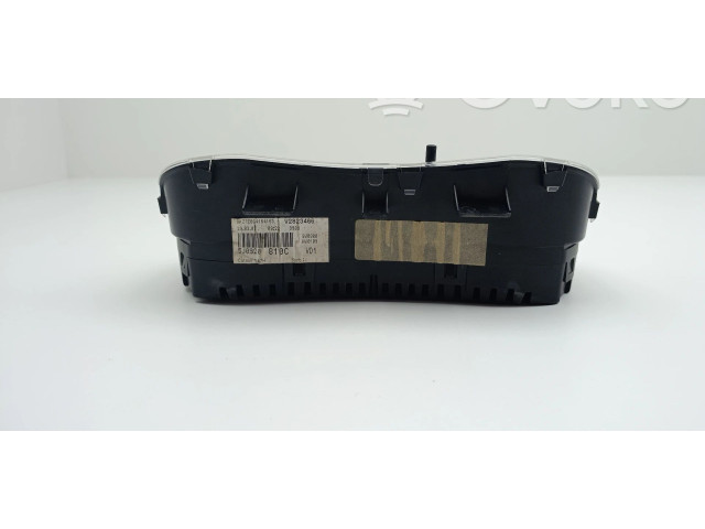 Панель приборов 5J0920810C Skoda Fabia Mk2 (5J)