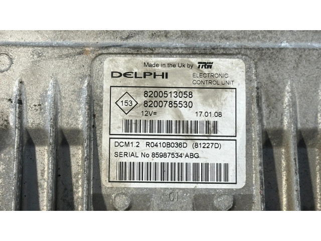 Блок управления двигателя 8200513058, 8200785530 Dacia Logan I