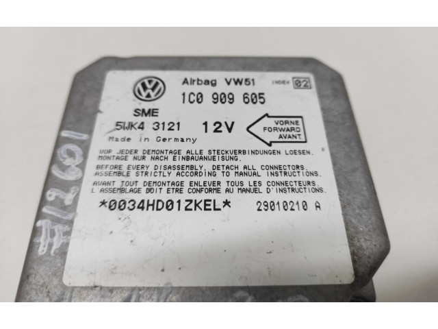 Блок подушек безопасности 1C0909605, 5WK43121   Audi A6 S6 C5 4B