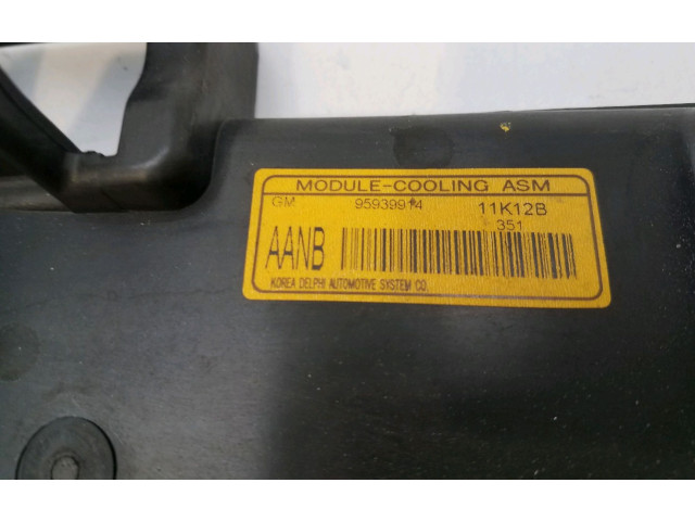 Вентилятор радиатора 95962655, C0-1687S Chevrolet Aveo