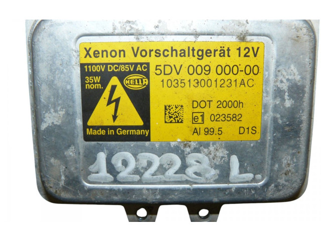 Блок управления Xenon 5DV00900000, 5DV009000-00 BMW 5 E60 E61 N52 B25 BE, N52 B25 B, N52 B25 A