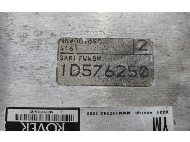 Блок управления двигателя NNW001690, 1D576250   Rover 25