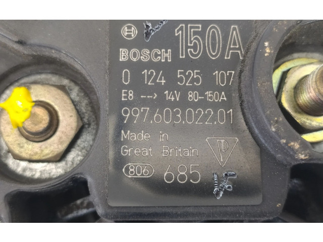 Генератор 0124525107, 99760302201 Porsche Boxster 987