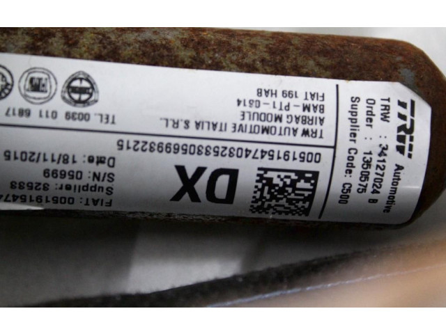 Боковая подушка безопасности 51915474   Fiat Punto (199)