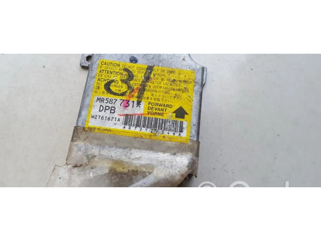 Блок подушек безопасности mr587731, w2t61671a Mitsubishi Outlander