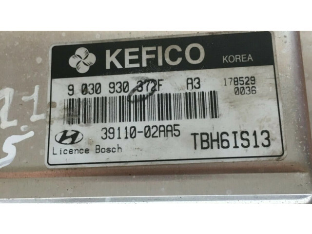 Блок управления двигателя 9030930372F, 3911002AA5   Hyundai Getz